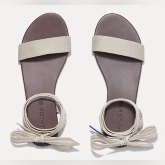 Rothy’s The Wrap Sandals Sandcastle Size 9 - Picture 3 of 3